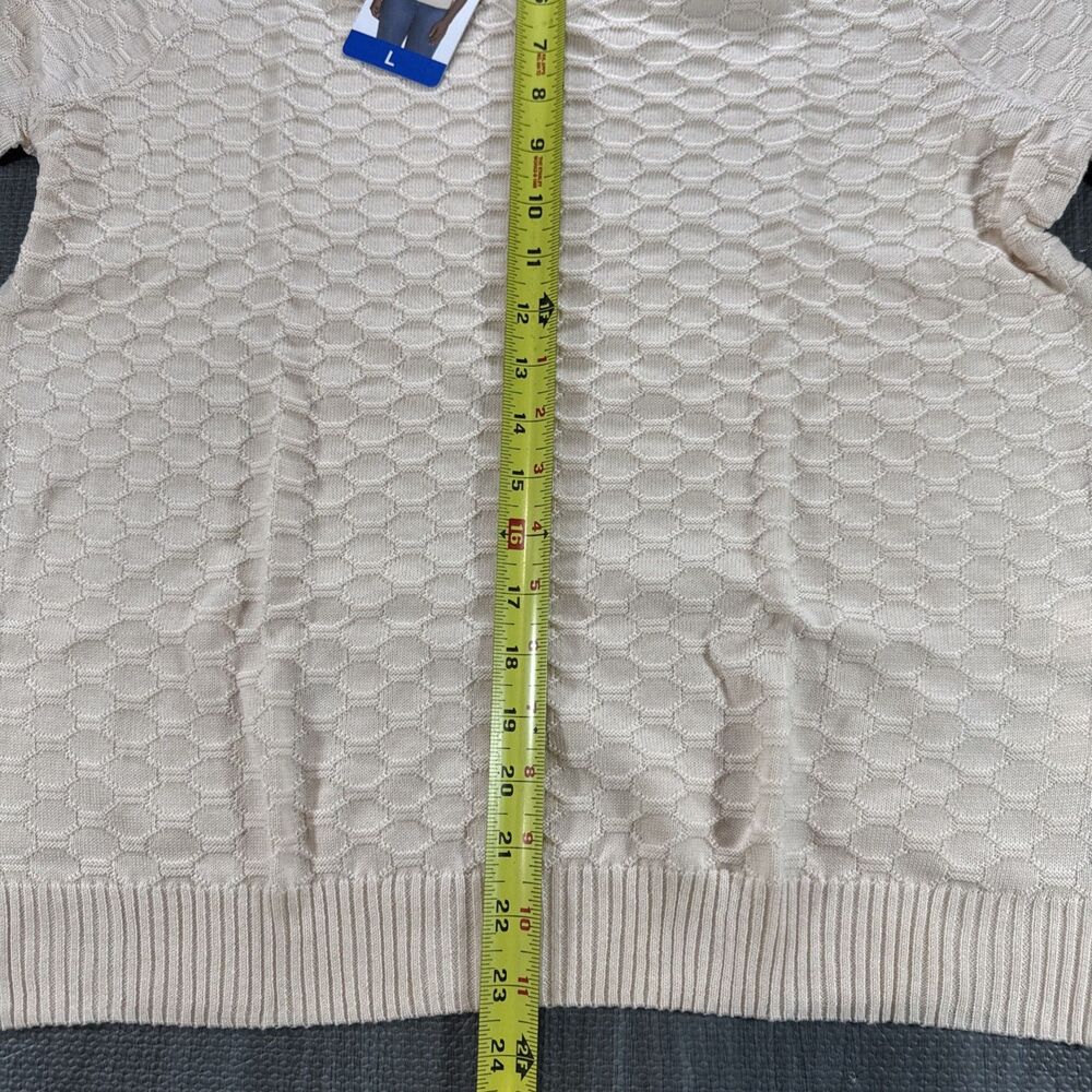 Ella Moss 2 Piece Women's Elbow Sleeve black And Cream Sweater NWT - Picture 4 of 5